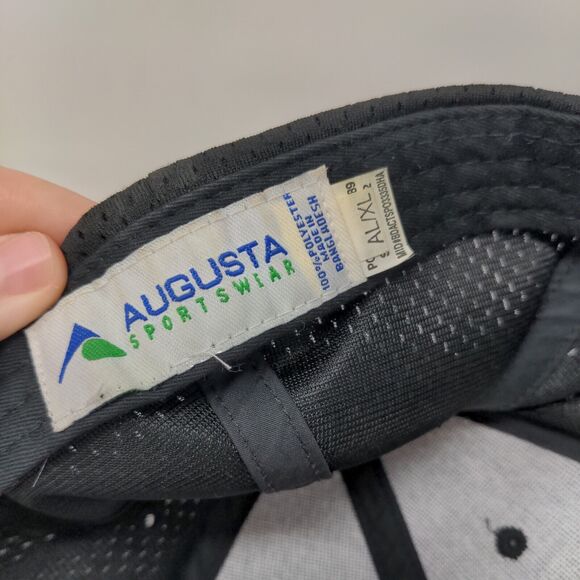 P Star Initial Fitted Hat Black AL/XL Lightweight Embroidered Augusta Sportswear - Picture 7 of 7